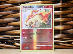 Pokemon RAPIDASH 47/99 REVERSE HOLO | HP Heavy Play | Platinum Arceus | 2009 - Image 1
