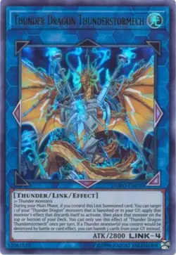 Thunder Dragon Thunderstormech - DUPO-EN030 - Ultra Rare - Unlimited Edition - N - Image 1