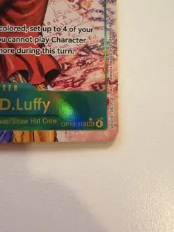 One Piece Monkey D. Luffy SEC OP13-118 Carrying On His Will English Like Manga - Image 2