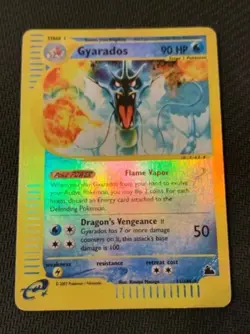 Pokemon Card-Gyarados-11/144-Reverse Holo-Skyridge-ENG- LP - Image 1