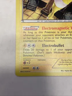 Ampharos 40/124 Cosmos Holo Dragons Exalted Pokemon Card - Image 5