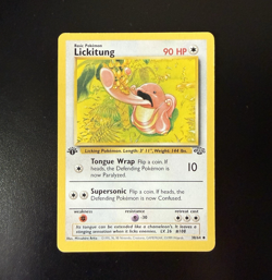 Pokemon TCG Lickitung Jungle Card 38/64 Regular Uncommon 1st Edition - Image 1