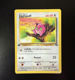 Pokemon TCG Jigglypuff 1st Edition Jungle Card 54/64 Regular Common - Image 1
