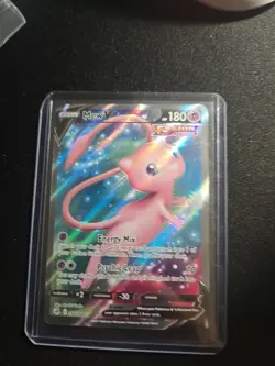 Pokemon TCG Mew v Fusion Strike Holo Card PSA 9 Mint 250/264 Full Art - Image 1