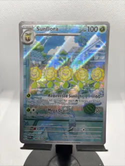 Pokemon TCG Sunflora Scarlet & Violet Twilight Masquerade Card 169/167 IR - Image 1