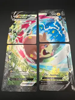 Morpeko V-UNION (Holo, Sword & Shield, English, 4-Card Lot) - Pokemon TCG - Image 1