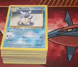 Big 65 Card Unlimited Vintage Pokemon Bulk Lot- LP/Light Damage Pokemon Cards - Image 1