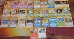 Big 65 Card Unlimited Vintage Pokemon Bulk Lot- LP/Light Damage Pokemon Cards - Image 4