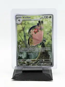 Pokemon TCG Vivillon Full Art Holo Card Surging Sparks 193/191 - Image 1