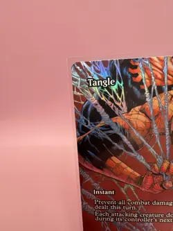Tangle - Spider-Man MTG Borderless FOIL 0038 Marvel Card - Image 2