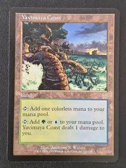 MTG - Yavimaya Coast 143143 - Apocalypse - Near Mint - Rare - Image 1