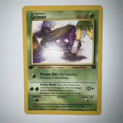 Grimer 57/82 (First Edition) Common Pokemon TCG: Team Rocket 1999 - 2000 Wizards - Image 2