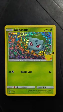 Lp Bulbasaur 1/25 Promo McDonald's 25th Anniversary Promos 001/025 Pokemon CG - Image 1