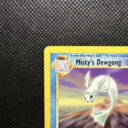 Pokemon Dewgong Misty's Gym Challenge #54/132 Near Mint - Image 2
