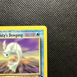 Pokemon Dewgong Misty's Gym Challenge #54/132 Near Mint - Image 3