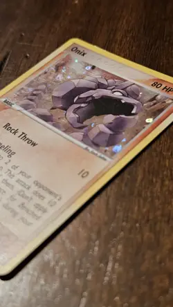 Pokemon TCG Onix 42/112 EX FireRed & LeafGreen Reverse Holo Uncommon Basic 80 HP - Image 2