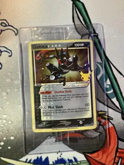 Pokemon: Greninja Black Star Promo SWSH144 Celebration Sword&Shield Holo SEALED - Image 1