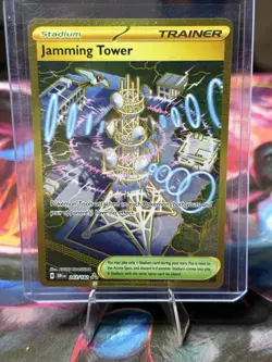 Pokemon TCG Sv: Destined Rivals - Jamming Tower 243/182 Hyper Rare - English - Image 1