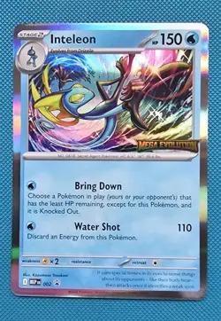 Inteleon MEP 002 Mega Evolution Prerelease Stamped Promos, Pokemon Tcg Mep002 - Image 1
