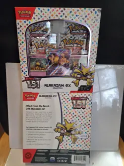TCG Pokemon 151 Scarlet & Violet Alakazam EX Collection Box. Sealed Lot of 2!! - Image 4
