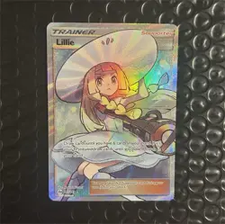 Pokemon TCG Lillie Full Art Trainer Ultra Rare 147/149 SM Base Holo English - Image 1