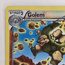 Golem 47/106 Reverse Holo Rare XY Flashfire LP Pokemon - Image 2