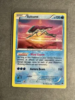 Pokemon TCG Suicune Cosmos Holo Rare 30/122 XY BREAKpoint ~ LP - Image 1