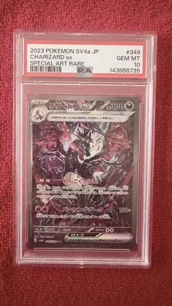 2023 Pokemon SV4a JP Special Art Rare #349 Charizard Ex PSA 10 GEM MINT - Image 1