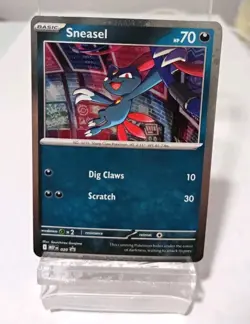 Sneasel Mega Evolutions Cosmos Holo Promo 020 Pokemon Card - Image 1