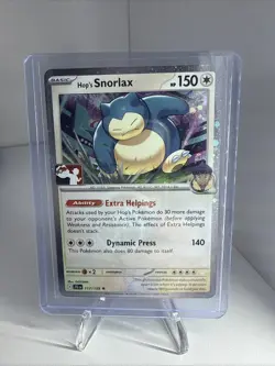 Hop's Snorlax 117/159 Cosmo Holo Play! Pokemon Prize Pack Series 8 Pokemon Card - Image 1