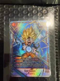 Son Goten FB08-121 SCR Alternate Art Saiyan's Pride Dragon Ball English Card - Image 1
