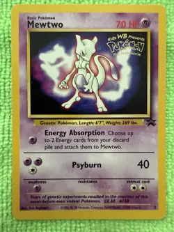 Pokemon 1999 Mewtwo Promo Card #3 First Movie Card MINT - Image 3