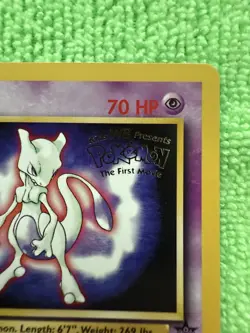 Pokemon 1999 Mewtwo Promo Card #3 First Movie Card MINT - Image 5