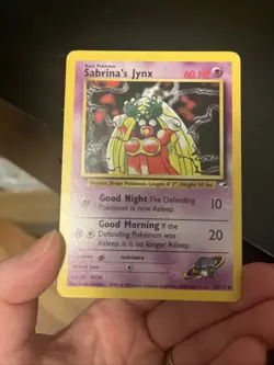 Pokemon TCG Gym Heroes Sabrina’s DMG Card Lot Jynx 59/132 Slowbro 60/132 - Image 3