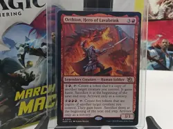 Orthion, Hero of Lavabrink #334 - March of the Machine - (NM) - Never Played - Image 2
