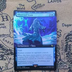 Observed Stasis 113 - NM Foil Extended Art - Final Fantasy Commander - MTG - Image 1