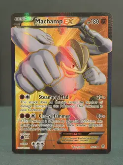 Pokemon Machamp EX Full Art Ancient Origins 90/98 LP - Image 1