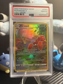 2022 POKEMON SWORD & SHIELD LOST ORIGIN #TG01 FULL ART/PARASECT PSA 10 - Image 1