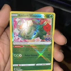 Pokemon Radiant Venusaur 004/078 Pokemon GO Holo Rare Near Mint - Image 1