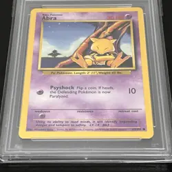 Abra 43/102 Base Set 1999 Unlimited Pokemon PSA 10 GEM MINT - Image 3