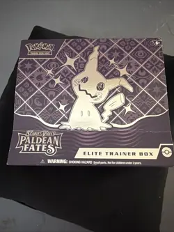 Scarlet & Violet Paldean Fates Elite Trainer Box POKEMON TCG - Image 1