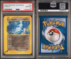 2003 Pokemon Aquapolis Steelix #35 PSA 10 GEM MINT Holo E-Series WOTC - Image 3