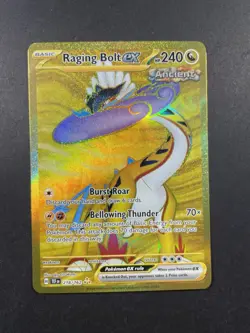 Pokemon TCG SV05: Temporal Forces #218/162 Raging Bolt ex Hyper rare PSA Grade ! - Image 1