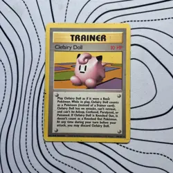 Pokemon TCG Clefairy Doll Base Set 70/102 Regular Rare MP. - Image 1