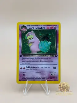 Dark Slowbro 12/82 Pokemon Team Rocket 1st Edition Holo Rare - Image 1
