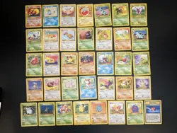 Pokemon Cards Jungle x36 Bundle 1999 (Inc. 2 Holos) - Image 1
