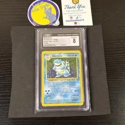 1999 Pokemon Base Set Blastoise Holo 2/102 CGC 8 NM/Mint – WOTC Vintage - Image 3