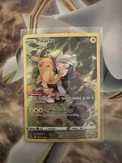 Pokemon TCG Pikachu TG05/TG30 Trainer Gallery Full Art Lost Origin, NM - Image 1