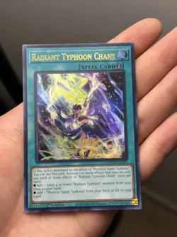 Yugioh! Radiant Typhoon Chant - DOOD-EN061 - Ultra Rare - 1st Edition Near Mint, - Image 2