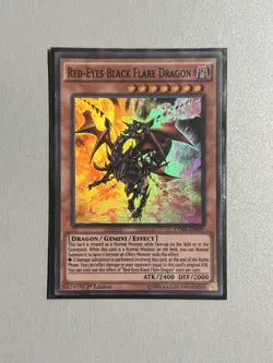 Yugioh Red-Eyes Black Flare Dragon NM CORE-EN020 - Image 1